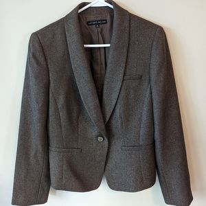 Antonio Melani Brown tweed blazer